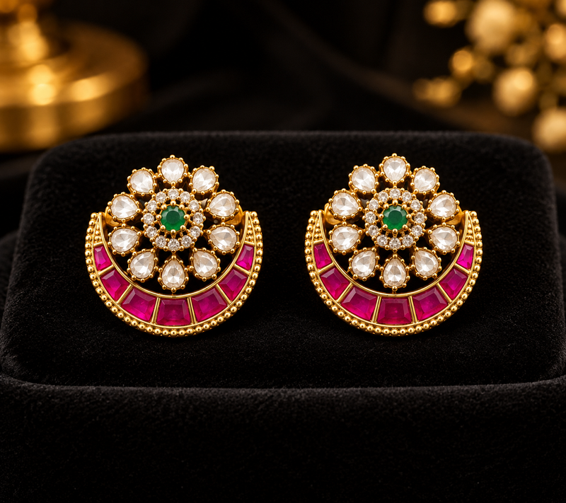 Kundan earring