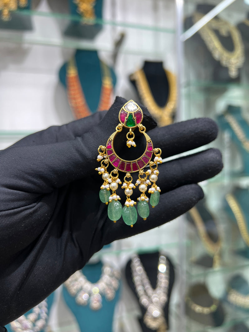 Kundan earrings
