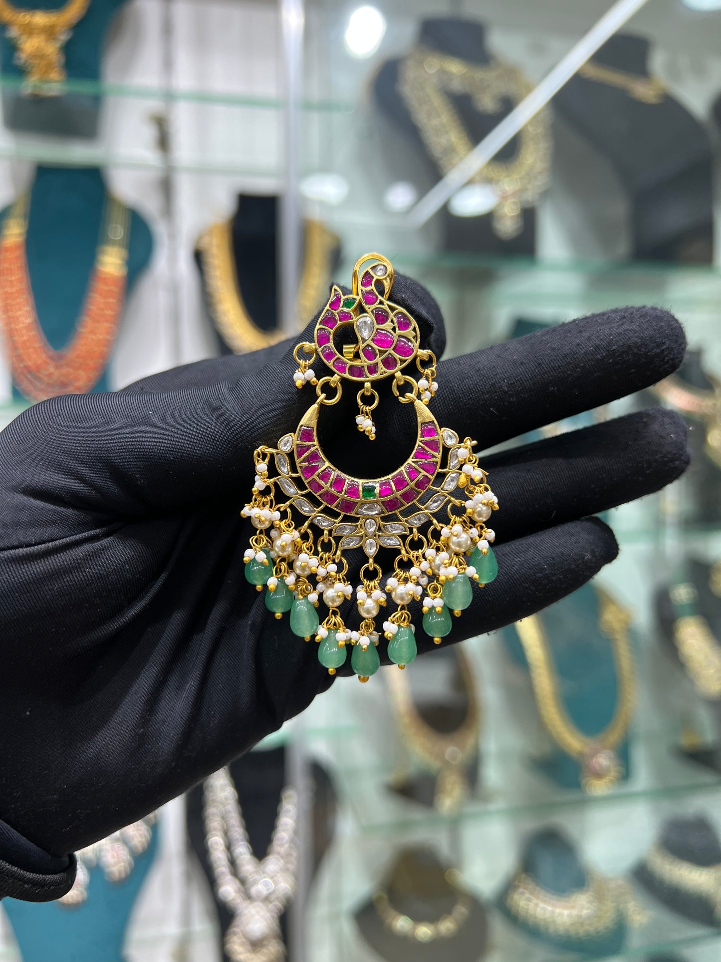 Kundan earrings