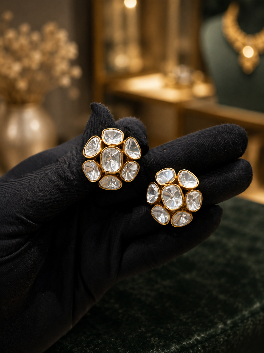 Polki earring