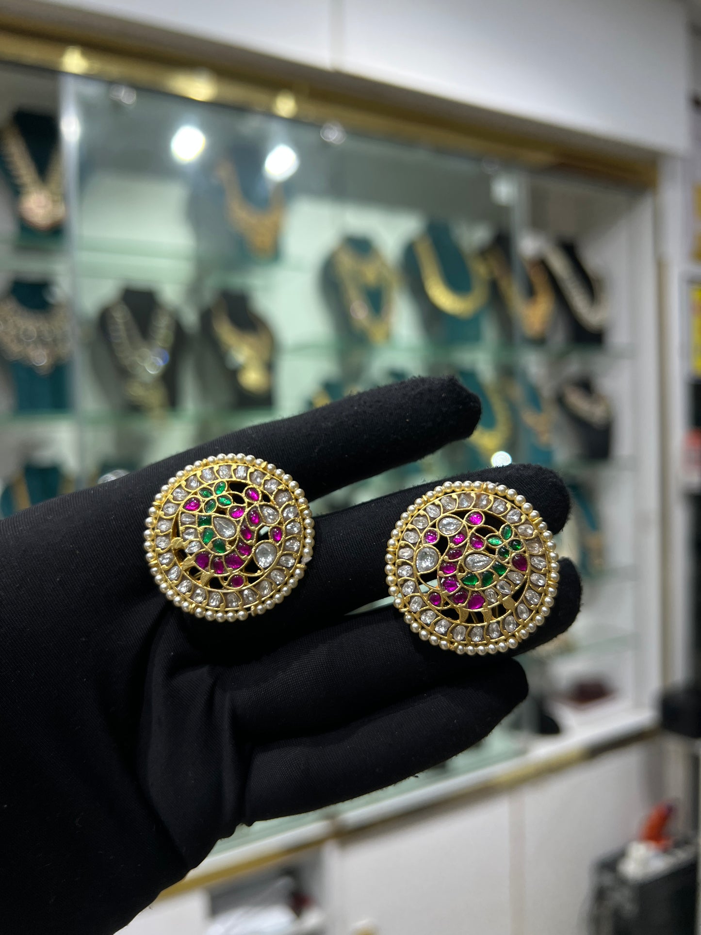 Kundan earrings