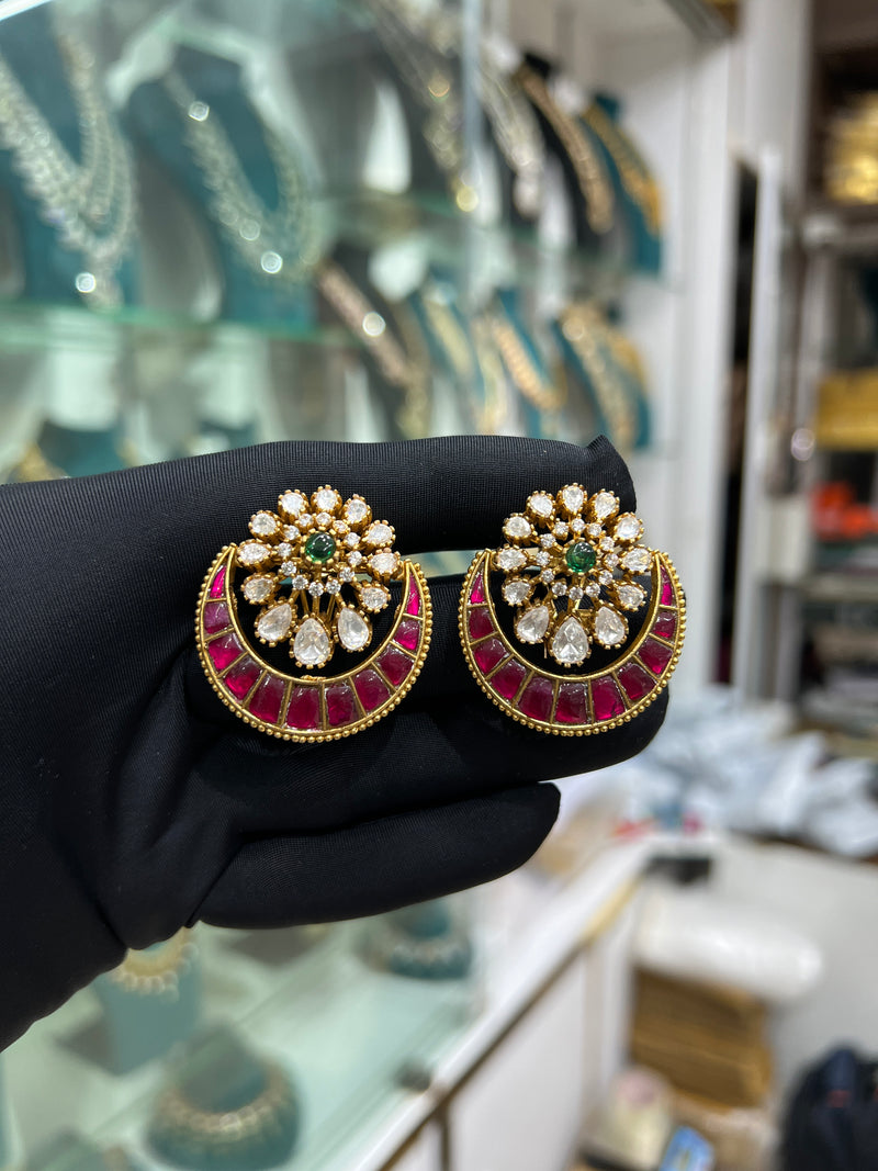 Kundan earrings