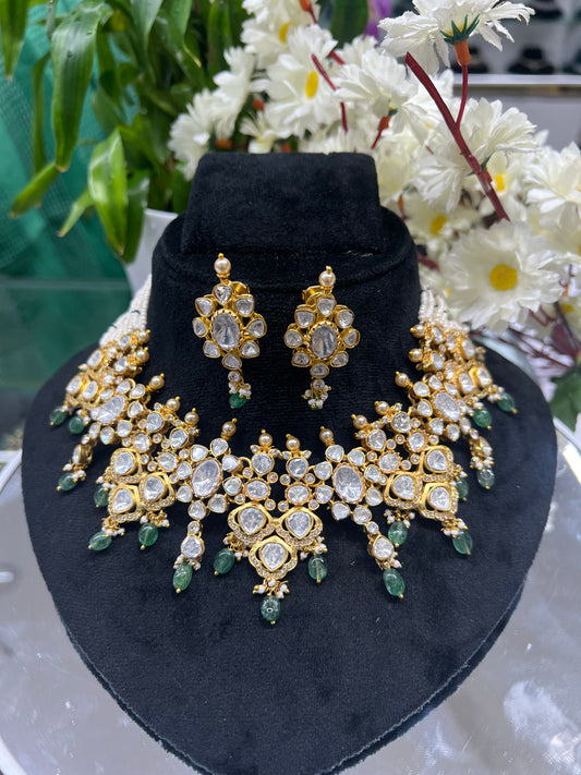 Mossonite necklace