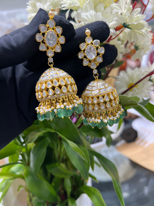 Mossonite earrings