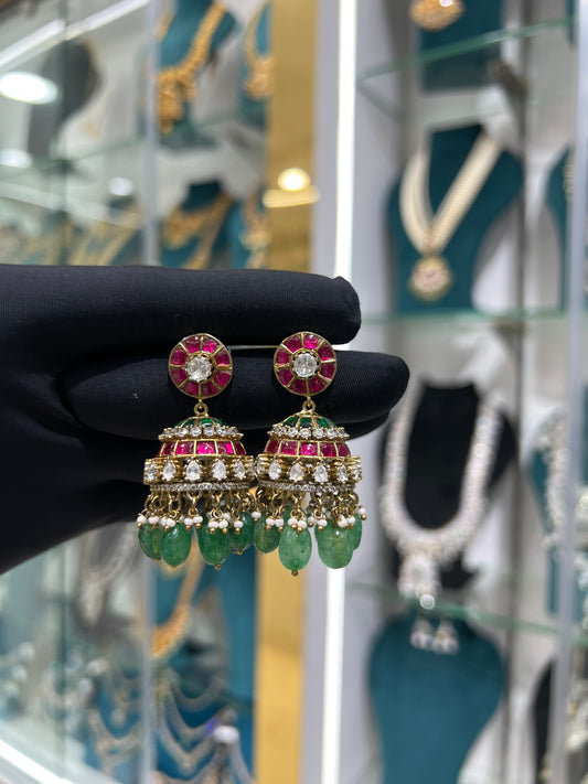 Mossonite earrings