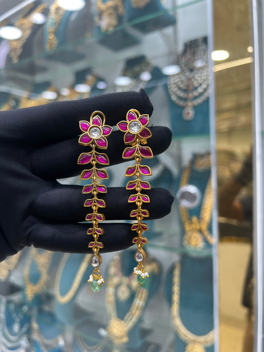 Kundan earrings