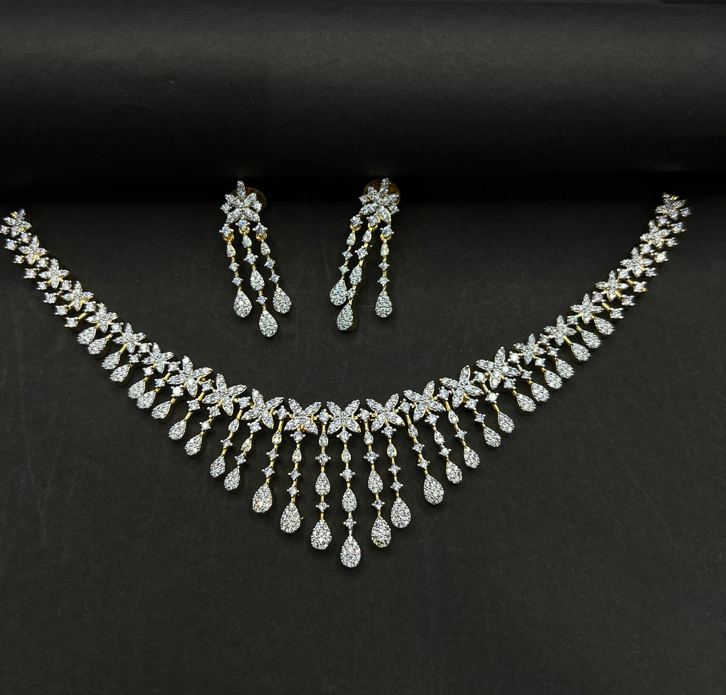 Gj Necklace and Earrings