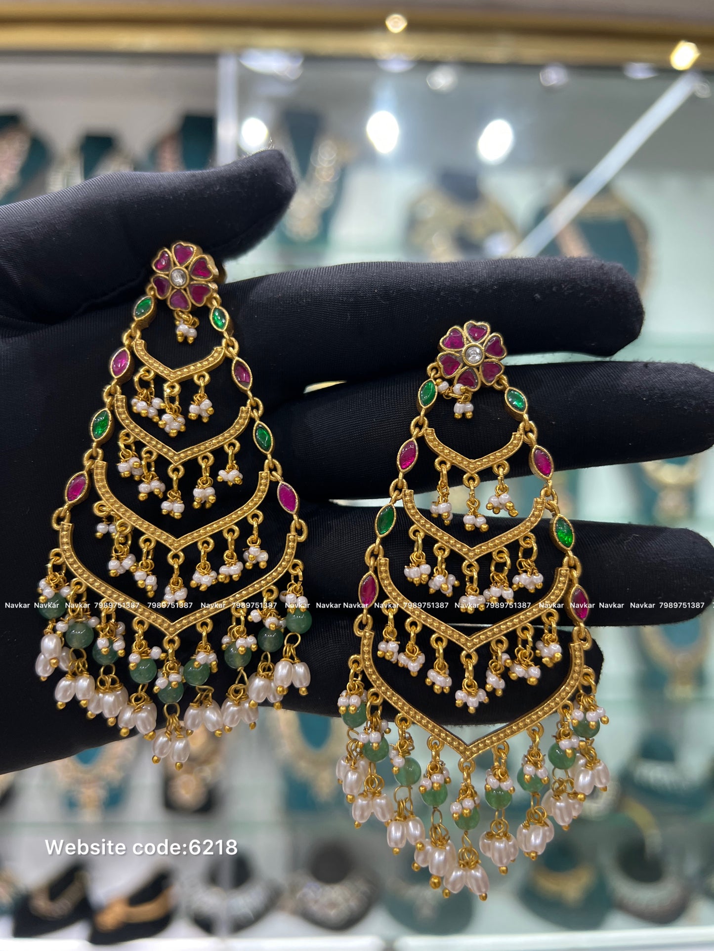 Kundan earring