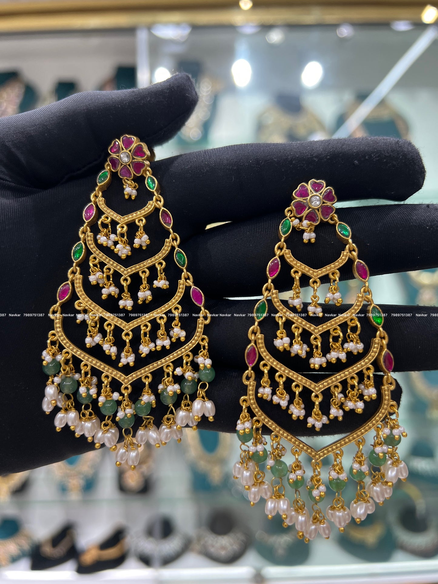 Kundan earring