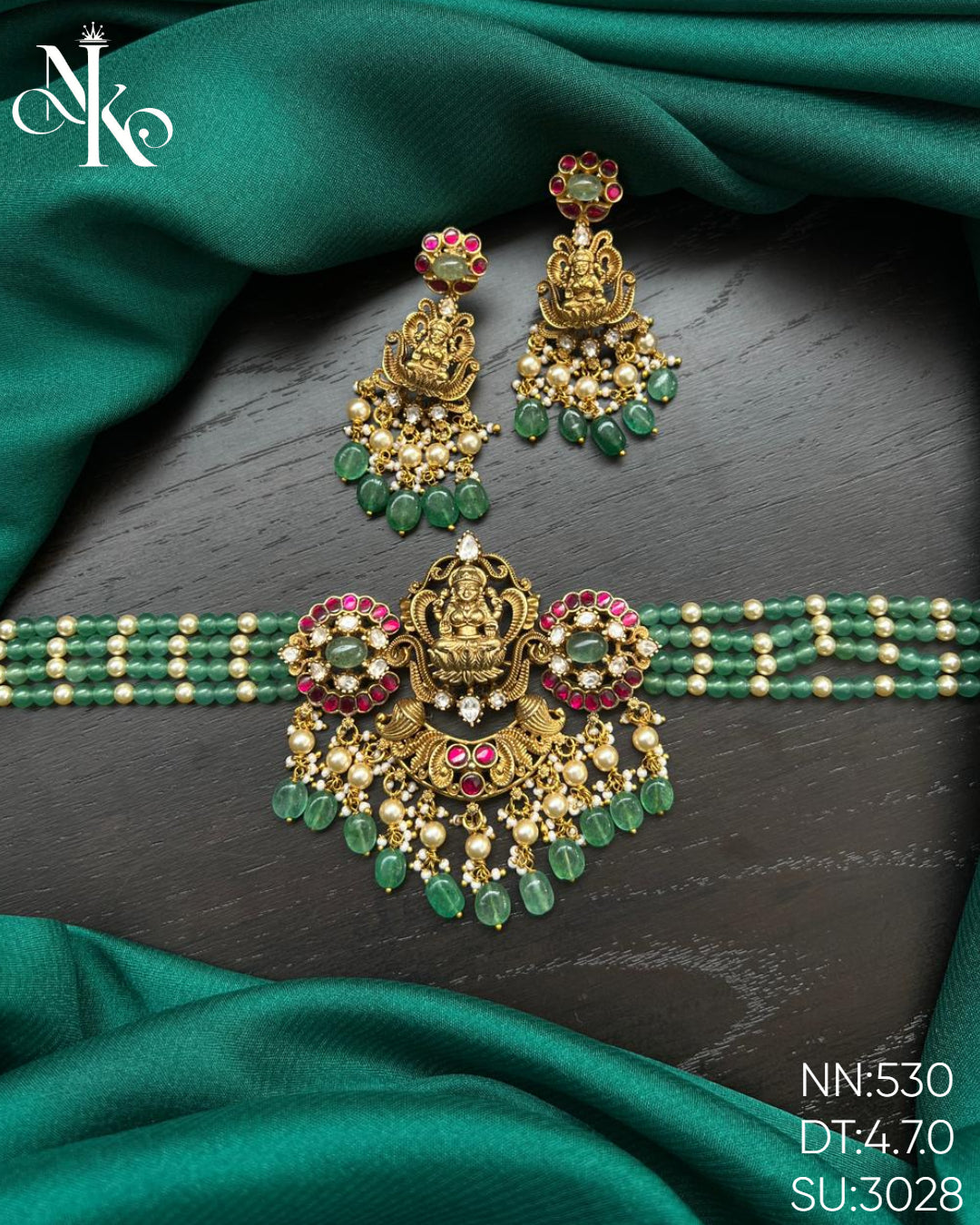 NAGSHI HARAM AND EARRINGS