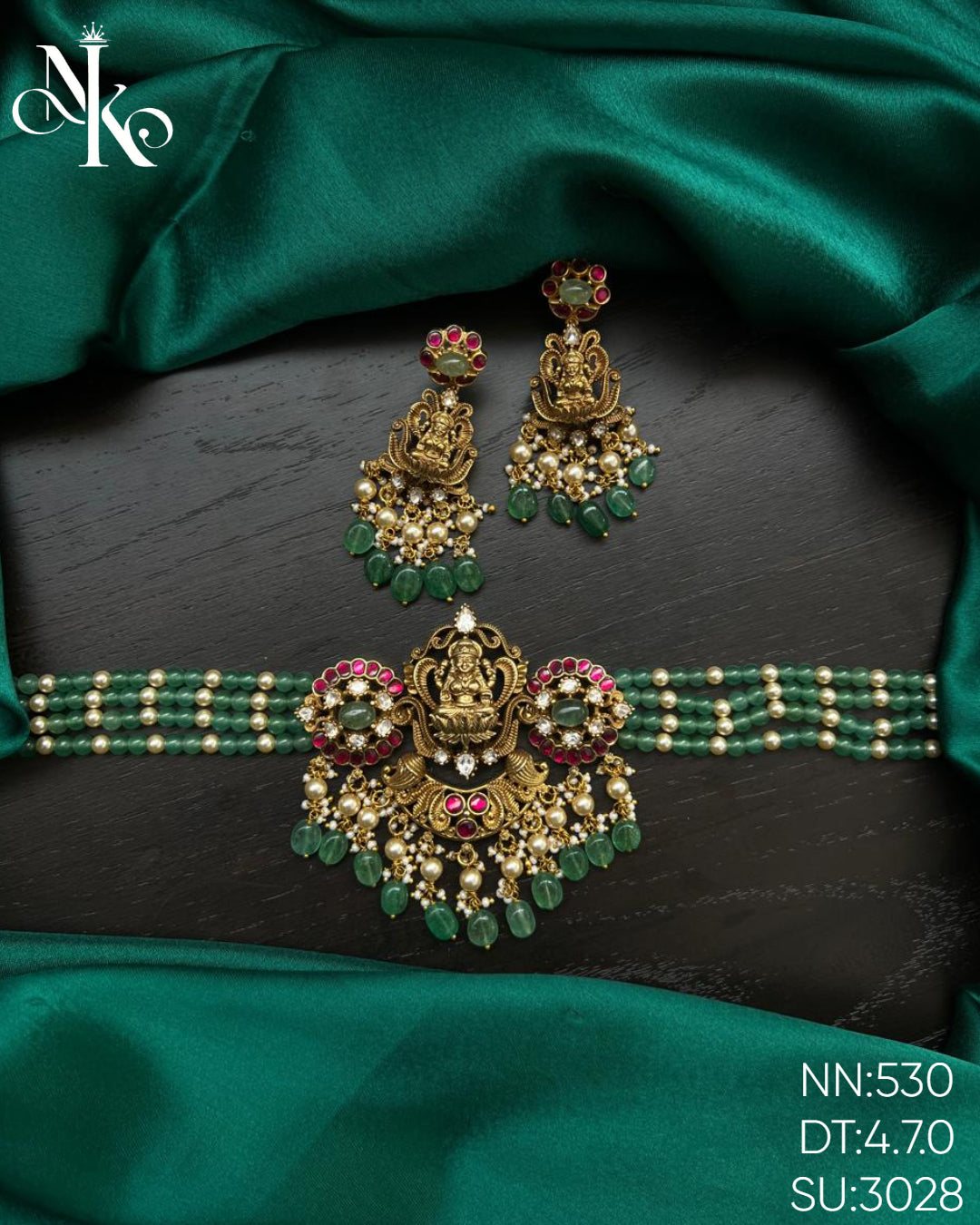 NAGSHI HARAM AND EARRINGS