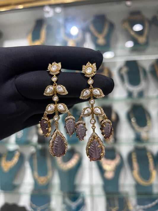 VICTORIAN LEAF EARRINGS