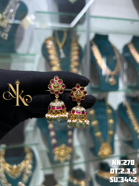 kundan earrings