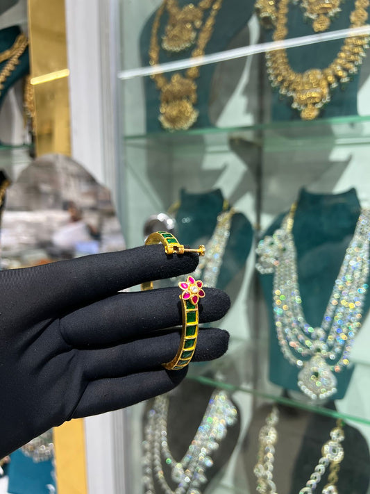 KUNDAN BANGLES SINGLE LINE (SINGLE - 1 QTY)