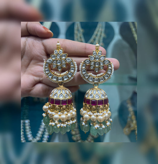 KUNDAN EARRINGS