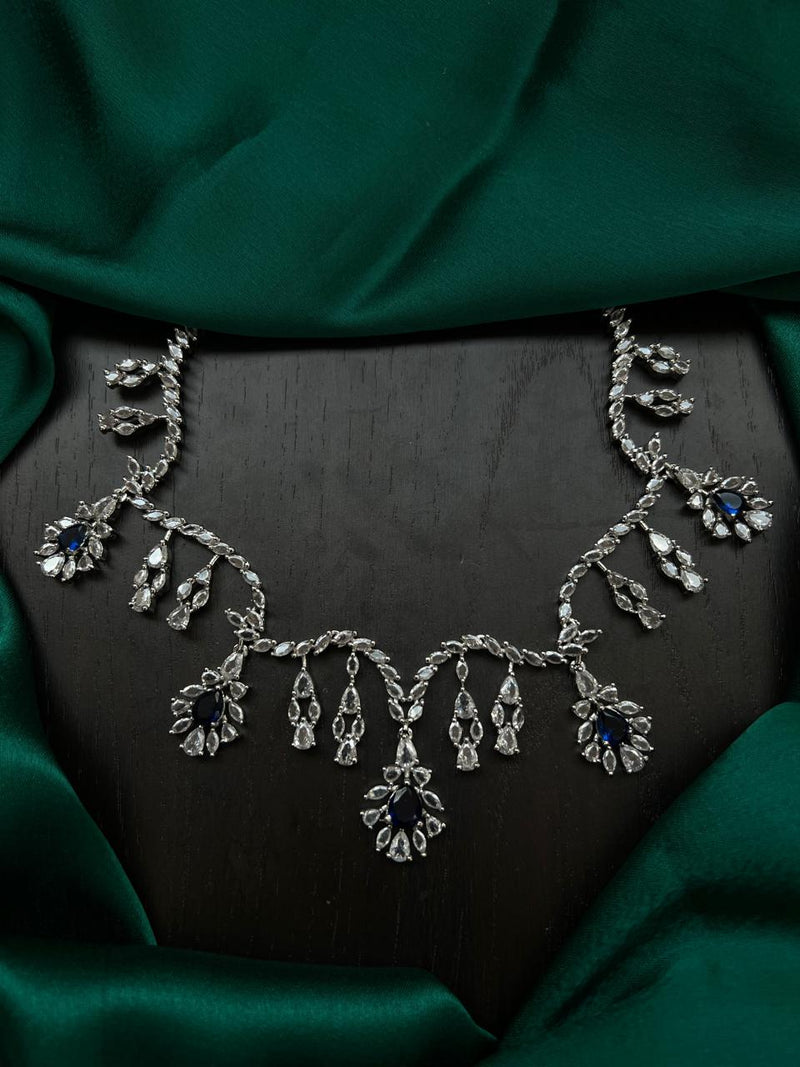 Silver polish fancy necklace